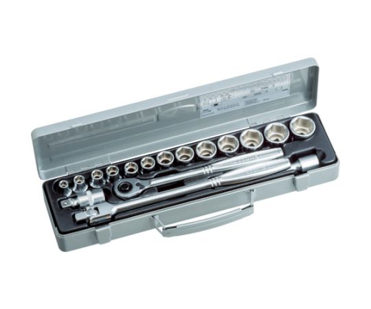 TONE ソケットレンチセット 差込角12.7mm 17点セット 6角（8mm〜） 750MS 1セット