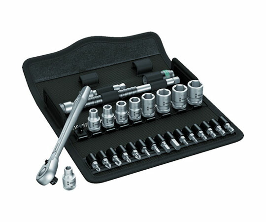 Wera ソケットレンチセット 8100SA11 サイクロップラチェット「メタル」セット 1/4 インチサイズ 004021 1セット 21,481円