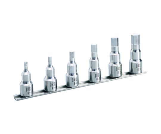 TONE SUSヘキサゴンソケットセット（ホルダー付） 6pcs 差込角12.7mm SHH406 1セット