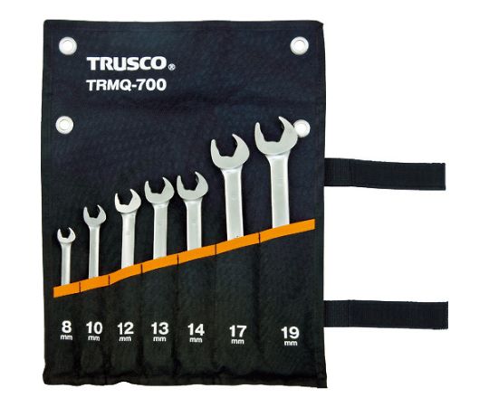 トラスコ中山 クイックラチェットコンビネーションレンチセット7本組 TRMQ-700 1仕かける