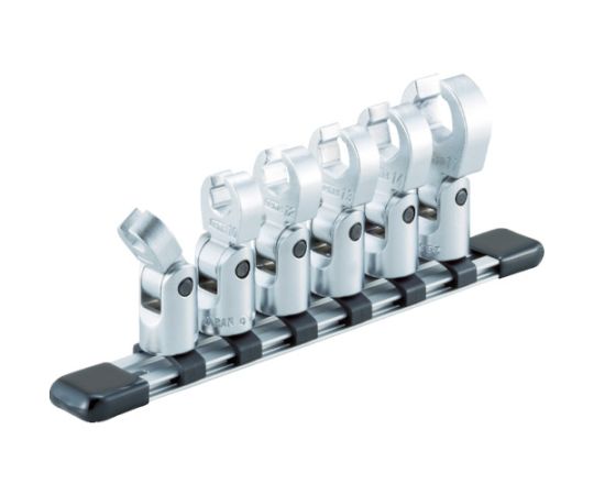 TONE フレックスクロウフットレンチセット（ホルダー付）　6pcs HSCF306F 1セット