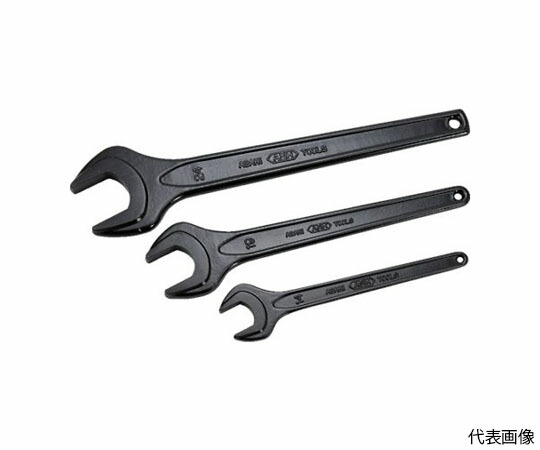 旭金属工業 丸形片口スパナ強力タイプJISH115mm SS0115 1丁