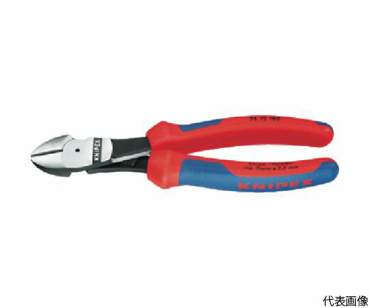 KNIPEX 強力型ニッパー　バネ付　160mm 7412-160 1丁