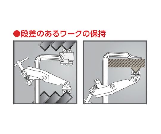 トラスコ中山 カンチレバー型クランプ 開き200粍 CTL-20 1丁