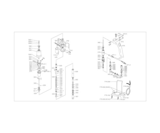 トラスコ中山 エアルブリケーターFTR-65G用 レバー FTR-075 1個 4,644円