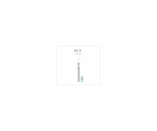 ナカニシ 電着ダイヤモンドバー　（1Pk（袋）=5本入）　刃径2.3mm 11009 1パック(5本入)