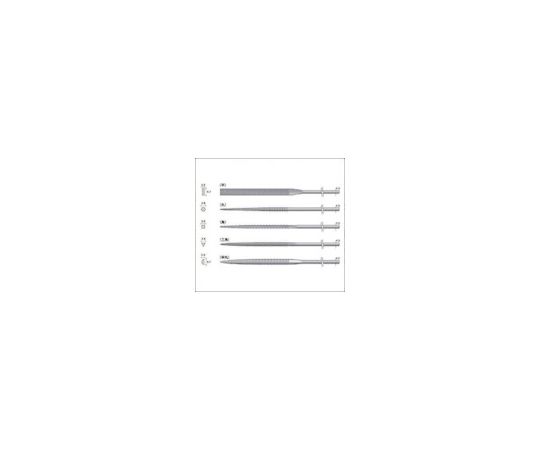 ナカニシ 鬼目ヤスリセット （1S（袋）=5本入） 57410 1仕かける(5本入)
