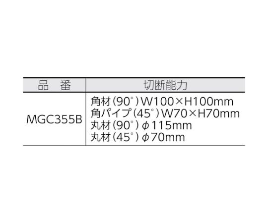 サンコーミタチ 高速切断機 MGC355B 1台_2