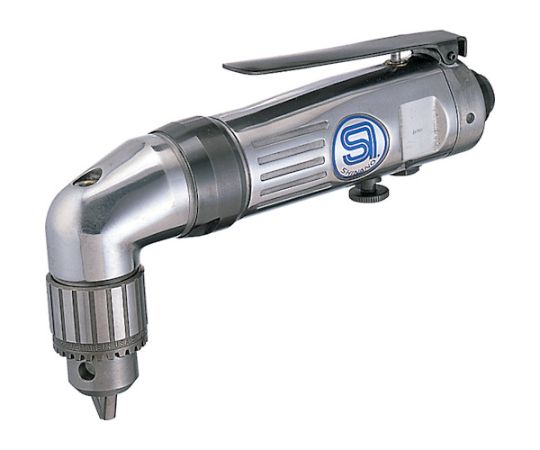 信濃機販 エアドリル エアアングルドリル チャック能力10mm 穴あけ能力10mm SI-5355 1台
