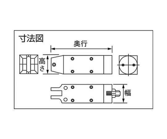 室本鉄工 角型エアーニッパ本体（標準型）MS5 MS-5 1台