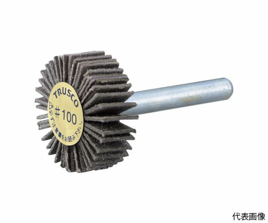 トラスコ中山 ダイヤ軸付フラップホイール　オールダイヤ　Φ50X軸径6　400# P-DF5020-6A 400 1個