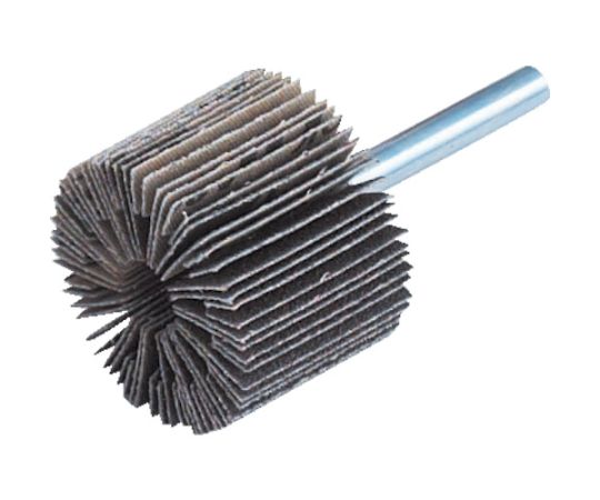 トラスコ中山 ベベルフラップホイール　外径60X厚40X軸6　5個入　120# CP64 120 1箱(5個入)の通販は