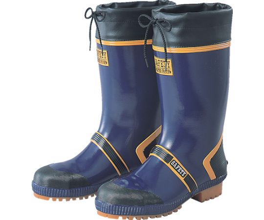 福山ゴム工業 長靴 ジョルディックセフティーDX（先芯入り） ネイビー 24.5 SCDX-245 1足の通販は