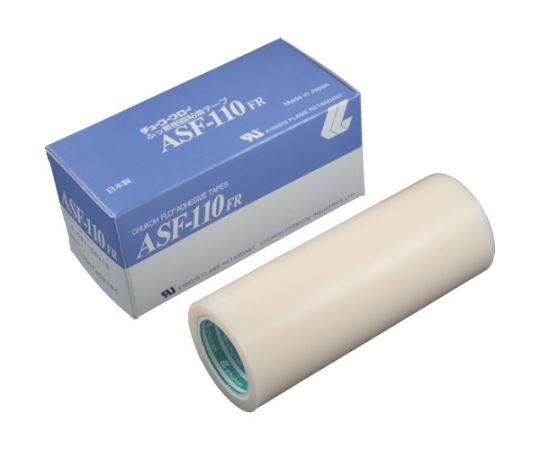 中興化成工業 フッ素樹脂フィルム粘着テープ ASFー110FR 0.23t×150w×10m ASF110FR-23X150 1巻の通販は