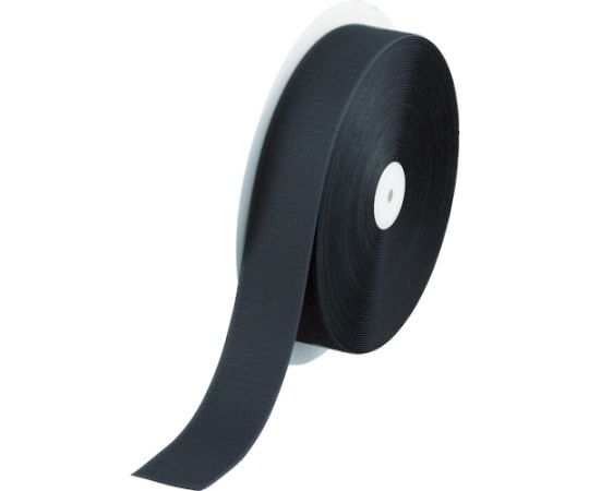 トラスコ中山 マジックテープ　縫製用A側　幅50mmX長さ25m　黒 TMAH-5025-BK 1巻