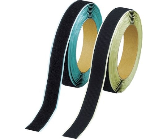 トラスコ中山 マジックテープR弱粘着タイプ100mmX5m黒（1巻=1セット） TPD-1005MTS-BK 1組／セット