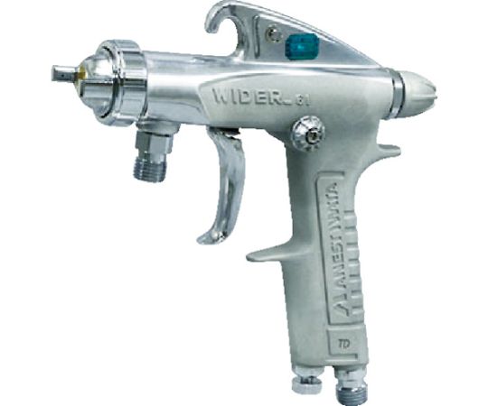 アネスト岩田 小形スプレーガン 吸上式 ノズル口径Φ1.3 0.4kW 空気使用料85L/min W-61-2S 1台
