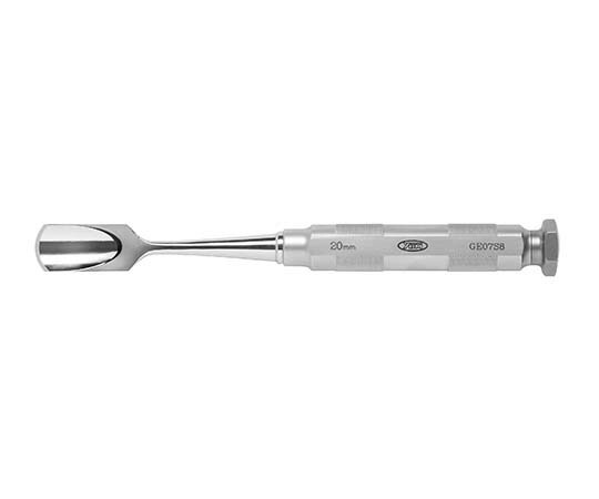 YDM 骨用ノミ　溝刃　刃幅6mm 84373／GE07S3 1本