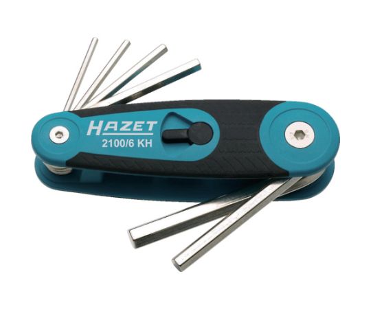 HAZET 六角棒レンチセット（6本タイプ・ナイフ式） 2100/6KH 1セット