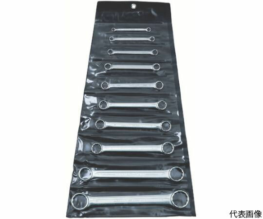 バーコ フラット型ボックススパナセット 10本 4M/10T 1セット