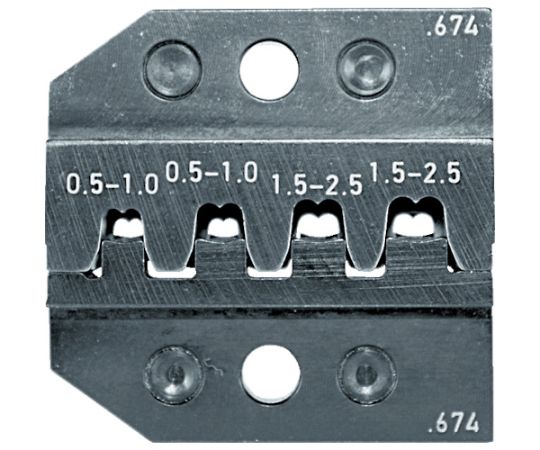 RENNSTEIG 圧着ダイス　624-674　ソケットコンタクト　0.5-2. 624-674-3-0 1組