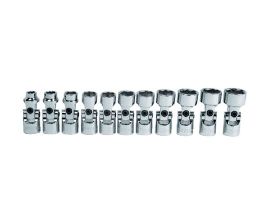 WILLIAMS 3/8ドライブ　ユニバーサルソケットセット　11個　ミリ JHW31939 1セット(11個入)