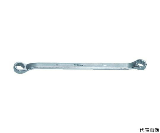 WILLIAMS 両口めがねレンチ 10度オフセット 12角 対辺寸法24×27mm JHWBWM-2427 1丁