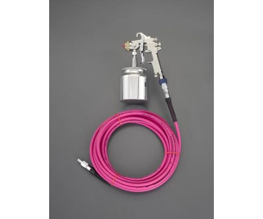 エスコ 750mlスプレーガン(下カップ/10mホース付)1.44kg EA121AB-28 1セット