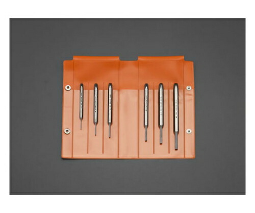 エスコ 6本組平行ピンポンチセット EA572MG-20 1セットの通販は