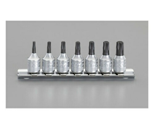 エスコ [TORX]ビットソケットセット　1/4"DR EA611BD 1セットの通販は