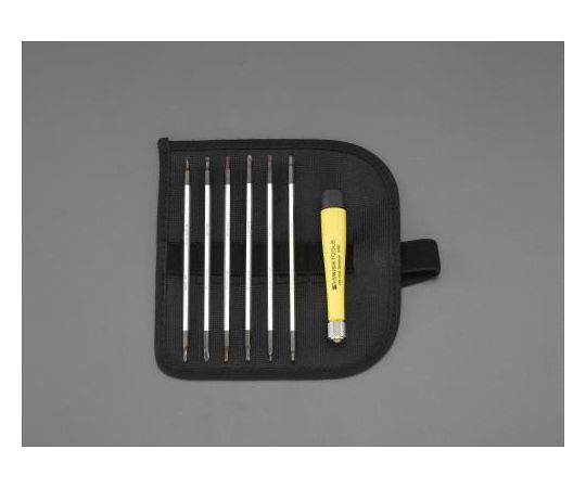 エスコ 精密ドライバーセット（差替式・ESD） EA552-22 1セット