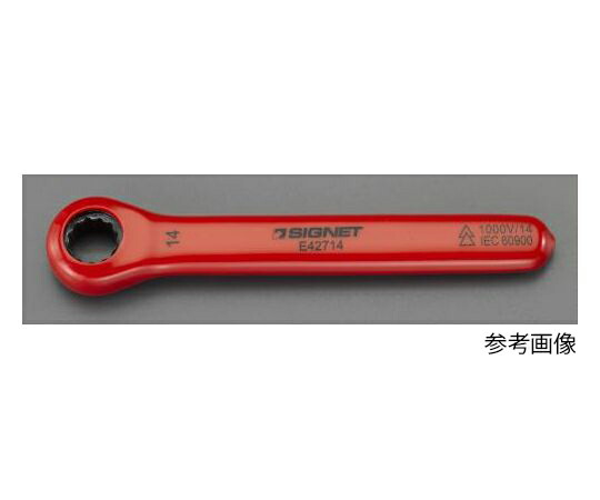 エスコ 17mmギアレンチ(絶縁) EA640SC-17 1本の通販は