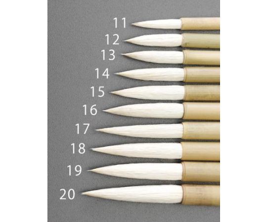 エスコ 文字筆(羊毛) 5号 EA109MJ-15 1本