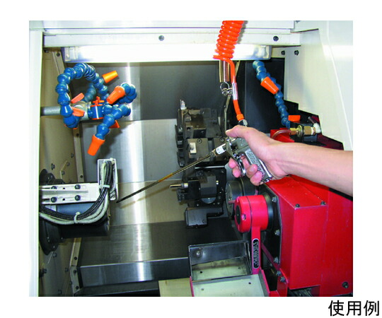 エスコ エアーブローガン（流量調整付・ステム付）　2.0穴×300mm EA123AE-8 1個の通販は