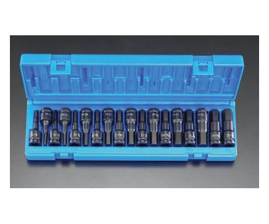 エスコ インパクト[INHEX]ソケット（メトリック・インチ）　1/2"DR EA164DV-20 1セット 22,549円