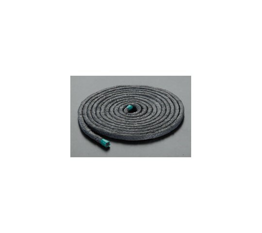 エスコ グランドパッキン（テフロン含浸炭化衣料繊維） 11.1mm×3m EA351BF-6 1本