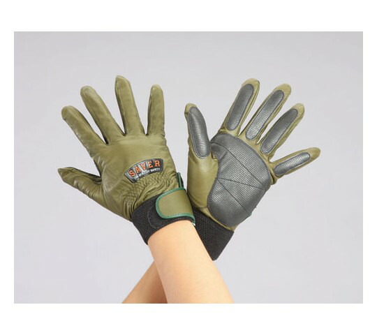 エスコ 手袋(牛革/防水防汚加工革) [L] EA353BB-67 1双 6,638円