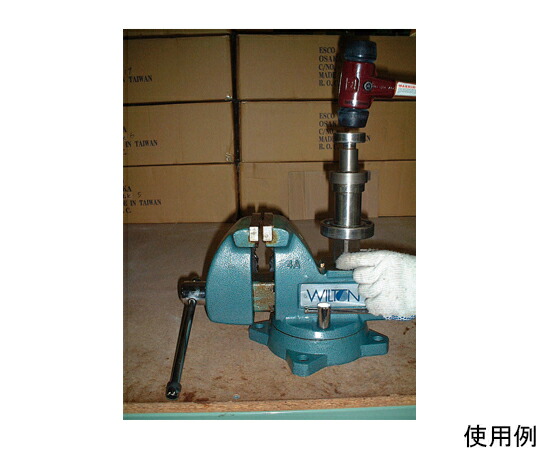 エスコ 200mm/0-210mmメカニックバイス(回転台付) EA525W-200 1台_5
