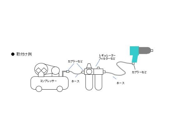 エスコ 1/2DRエアーインパクトレンチ EA155SH 1台