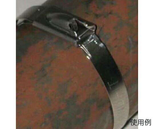 エスコ 結束バンド（SUS304）　4．6×360mm　最大径；102mm　100本 EA463FM-13 1袋