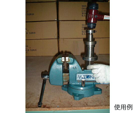 エスコ 150mm/0-146mmメカニックバイス(回転台付) EA525W-150 1台_5