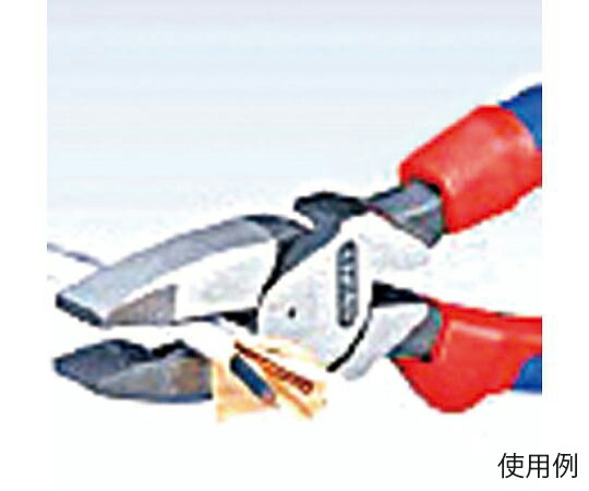 KNIPEX 240mm電工ペンチ(グリップ付/偏芯型) EA534K-2 1個_3