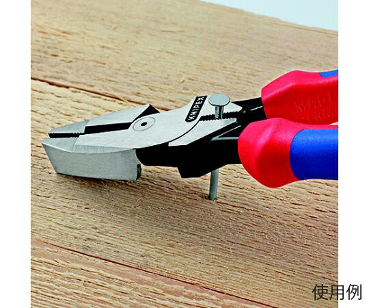 KNIPEX 240mm電工ペンチ(グリップ付/偏芯型) EA534K-2 1個_4
