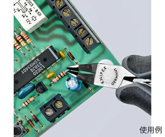 KNIPEX 120mm,精密用エンドニッパー(ESDグリップ/バネ付) EA536KE-34 1個_4