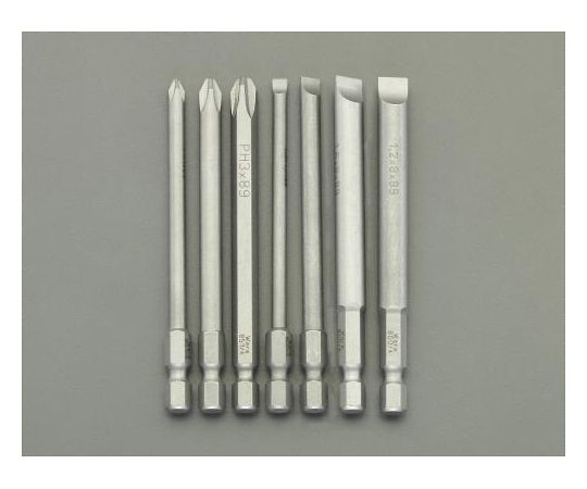 エスコ 7本組/89mm [+-]ドライバービット EA611AH-9 1組の通販は 6,013円