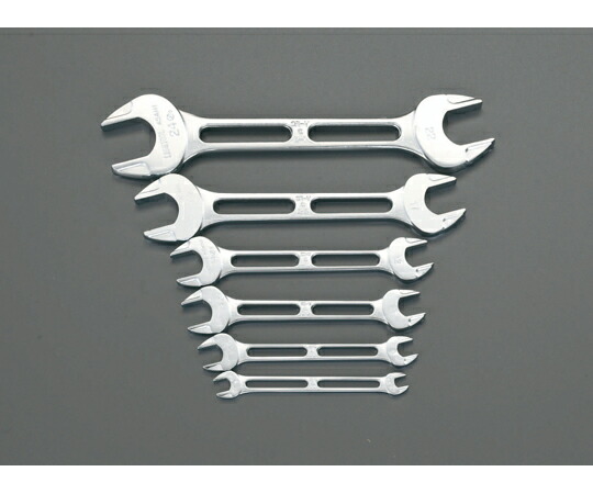 エスコ 両口スパナ(軽量) 6本組/5.5-24mm EA615AN 1組 エスコ 両口スパナ(軽量) 6本組/5.5-24mm EA615AN 1組