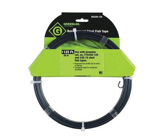 エスコ フィッシュテープ（スチール製）　3.2×1.5mm×30m EA597S-30 1巻の通販は