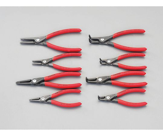 KNIPEX 8本組スナップリングプライヤー EA590-13 1セット