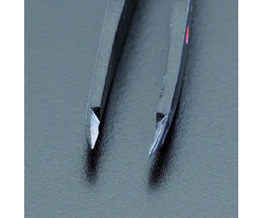 エスコ カッティングピンセット(カーボンスチール製) 4.0×116mm EA595AL-25 1本_2