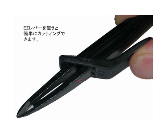 エスコ カッティングピンセット(カーボンスチール製) 4.0×116mm EA595AL-25 1本_3